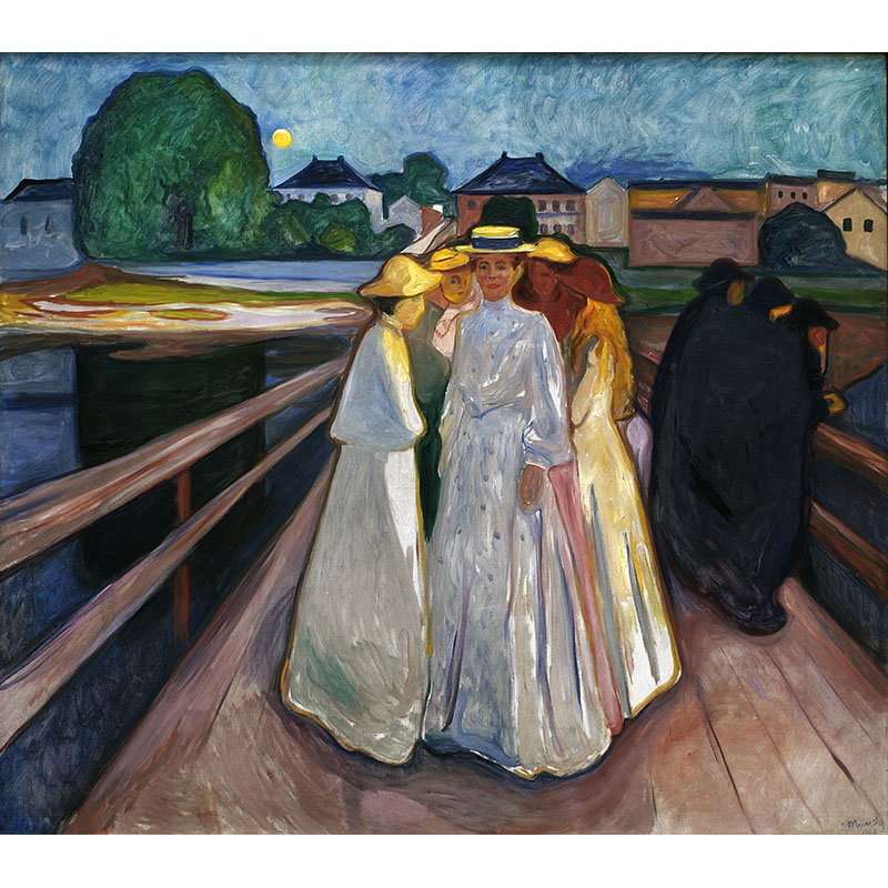 Πίνακας του Edvard Munch-On the Bridge Thielska